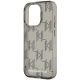 5. Karl Lagerfeld IML Mono KL Pattern & Cord case for iPhone 15 Pro - black
