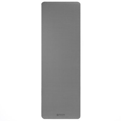 10. Gaiam 10mm Fitness Mat with Strap