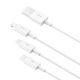 4. Baseus Superior 3in1 USB Cable - Lightning / USB Type C / Micro USB 3.5 A 1.5 m White (CAMLTYS-02)