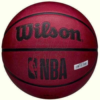 2. Wilson NBA Team Tribute Solid Miami Heat Ball WZ4025416XB Basketball Ball