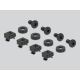 4. DeLOCK Panel for 19” DIN rail 2U, black