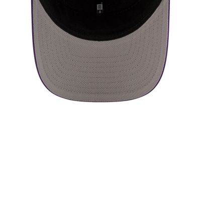 7. New Era 9FORTY Los Angeles Lakers NBA Team M-Crown Purple Snapback Cap - 60755462