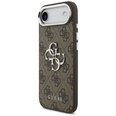 2. Guess 4G Big 4G Classic Logo case for iPhone 17 Air - brown and silver