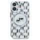 3. Karl Lagerfeld IML Monogram Karl & Choupette Head MagSafe iPhone 16 Case - Clear