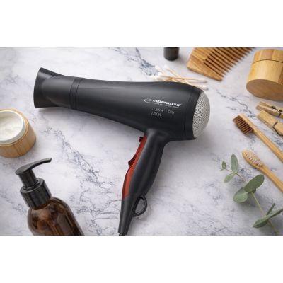 7. Esperanza Pamela EBH004K hair dryer (2200W; black)