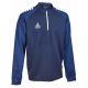 SELECT Spain v 25 navy blue zip-up football training sweatshirt