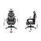 14. Huzaro Combat 5.0 Gray Gaming Chair
