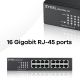 7. Switch Zyxel GS1100-16E-EU0101F 16p Unmanaged, Fanless, Slim