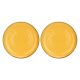 Set of 2 Concerto Ocra Round Platters - Yellow, 32 cm