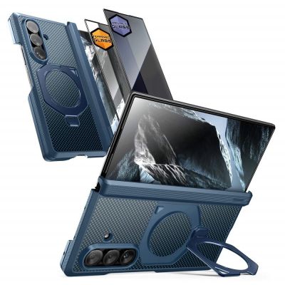2. Supcase UB Aero MagSafe 2-Set Case for Samsung Galaxy Z Fold 8 Ultra - Navy Blue