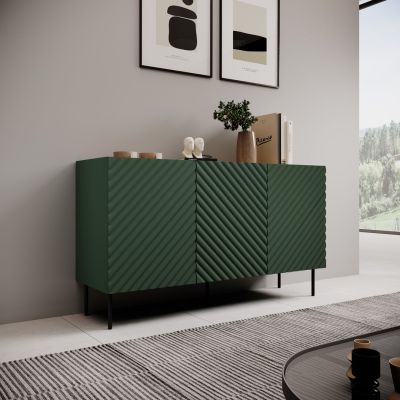 3. Chest of drawers 3D2SZ ONDA 150x45xH85 green