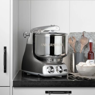 4. Ankarsrum Assistent Original Stand Mixer 1500W Black, Chrome