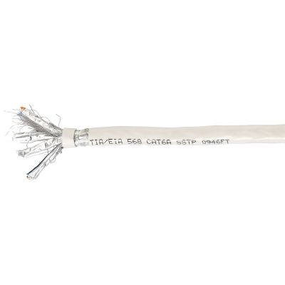 Cat6A S/FTP 4P23 100.00m Gray LSZH Installation Cable