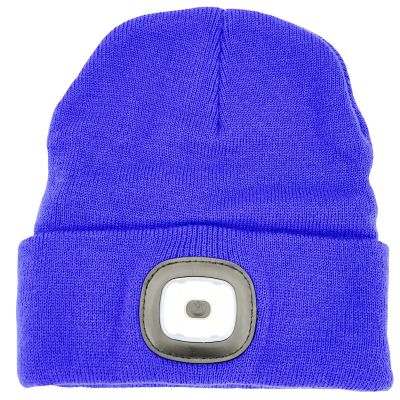 2. BLUE HAT WITH 4-LED HEADLAMP 120 LM 3 MODES FOR TOURISM