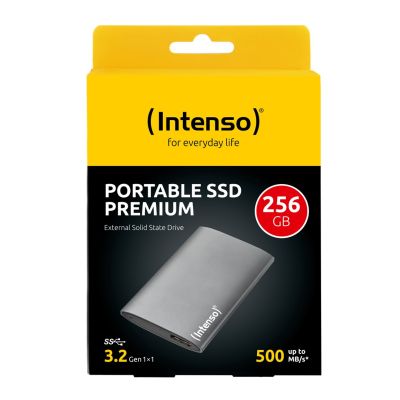 7. INTENSO Premium Edition 3823440 external hard drive (256 GB; 1.8"; USB 3.0; anthracite)