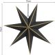 4. DECORATIVE HANGING PAPER STAR FSC 18x75CM BLACK 7 ARMS MICA