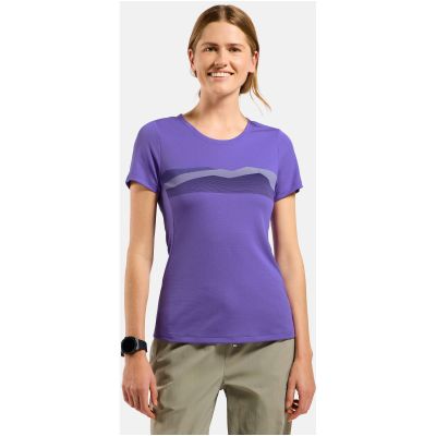 2. ODLO F-DRY RIDGELINE Women’s T-shirt, crew neck, short sleeve, violet