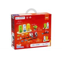 MARIOINEX Mini Waffle City Firefighting Action Blocks, 148 pieces