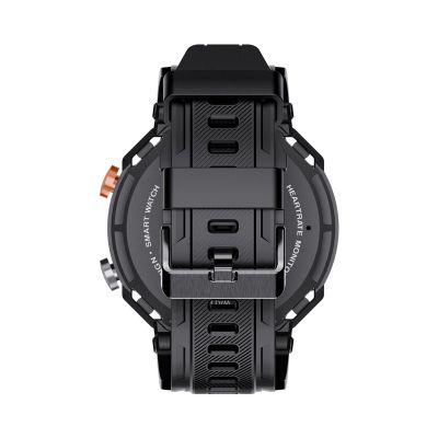 6. VELTORI VT130-1 Smartwatch Black Silicone Strap