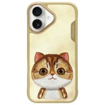 Nimmy Big Eyed Pet 2.0 Cat Case for iPhone 16 - Green