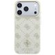 3. Guess Peony 4G Small Logo MagSafe Case for iPhone 17 Pro Max / 18 Pro Max - Beige
