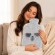 3. RUBBER HOT WATER BOTTLE 1.75L IN ANIMAL COVER - GRAY