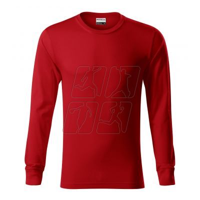 3. T-shirt Rimeck Resist LS M MLI-R0507 red