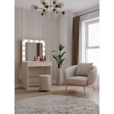 3. Marina 2S SLIM CASHMERE dressing table set