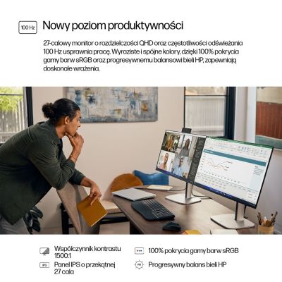 11. HP S5 PRO 527PQ 27 QHD (2560x1440) FHD IPS 350n 5ms DP HDMI USB-B HAS 3/3/0