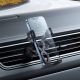 10. Baseus Gravity Air Vent Car Phone Holder (Air Outlet Version) black (SUWX010001)