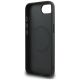 7. DKNY Leather Checkered Mono Pattern MagSafe iPhone 16e Case - Black