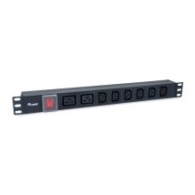 Equip 333316 PDU Power Distribution Unit 8 x Network Socket 1U Black