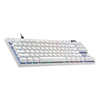 8. Logitech G PRO X TKL Rapid White Keyboard