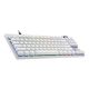 8. Logitech G PRO X TKL Rapid White Keyboard