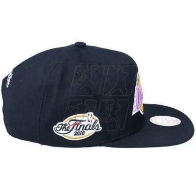 3. Mitchell &amp; Ness NBA Los Angeles Lakers Top Spot Snapback Hwc Lakers Cap HHSS2976-LALYYPPPBLCK