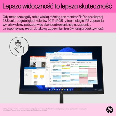 11. HP E24t G5 FHD Touchscreen Monitor