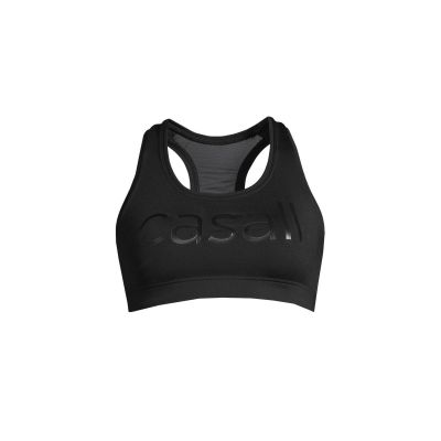 CASALL Iconic wool sports bra black