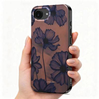 4. Tech-Protect Lamano MagSafe case for iPhone 16e / 17e - brown-purple