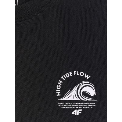 5. Men's relaxed sleeveless T-shirt with print 4F 4FRSS26TSLEM365-20S
