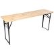 31. PICNIC BAR SET WOODEN TABLE AND 2 BENCHES