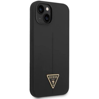 4. Guess GUHCP14MSLTGK iPhone 14 Plus 6.7" black/black hardcase Silicone Triangle