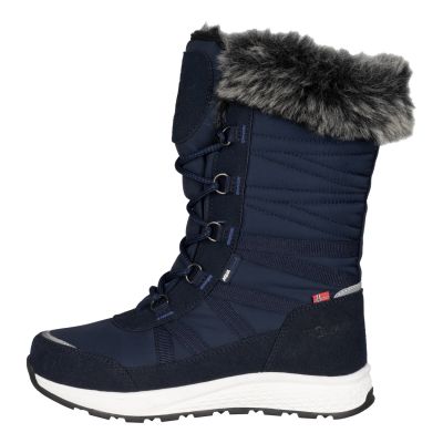 Trollkids Girls Hemsedal Winter Boots XT Waterproof Navy Blue (576-100)