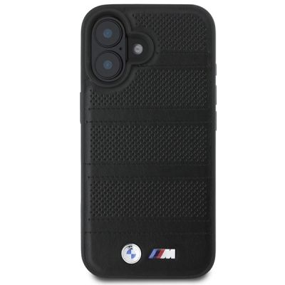 3. BMW M Perforated And Stitched Line MagSafe case for iPhone 16 - black