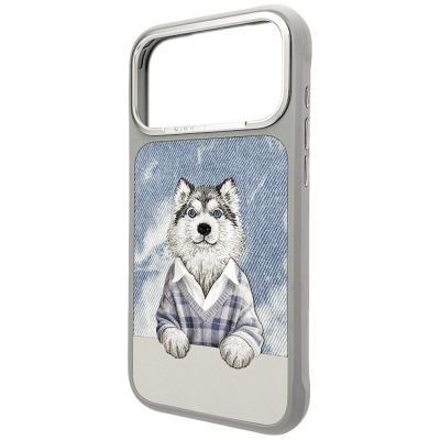 2. Nimmy Gentle Pets Series Dog MagSafe case for iPhone 17 Pro - gray