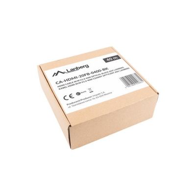 5. LANBERG HDMI CABLE M/M V2.0 30M OPTICAL AOC CA-HDMI-20FB-0300-BK