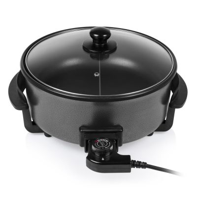 Tristar | Multifunctional XL grill pan | PZ-9135 | Diameter 30 cm | Grill | 1500 W | Lid included | Fixed handle | Black