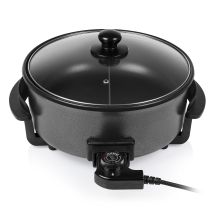 Tristar | Multifunctional XL grill pan | PZ-9135 | Diameter 30 cm | Grill | 1500 W | Lid included | Fixed handle | Black
