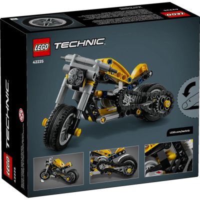 2. LEGO Technic 42225 - Yellow Motorcycle