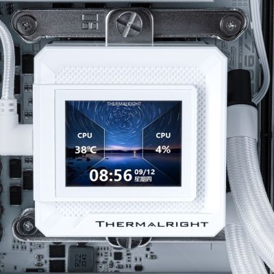 7. Thermalright Frozen Warframe 360 SE ARGB White All-in-One CPU Cooler