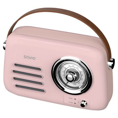 5. SAVIO PORTABLE RADIO PINK RS-03